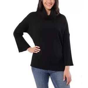 NWT Cyrus Womens Cowl Neck Long Sleeve Sweater Black Size XS $60 EE470
